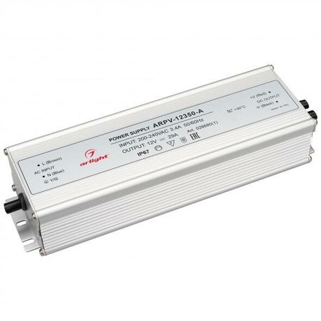 Блок питания ARPV-12350-A (12V, 29.0A, 350W) (ARL, IP67 Металл, 3 года) | 026680(1) Arlight
