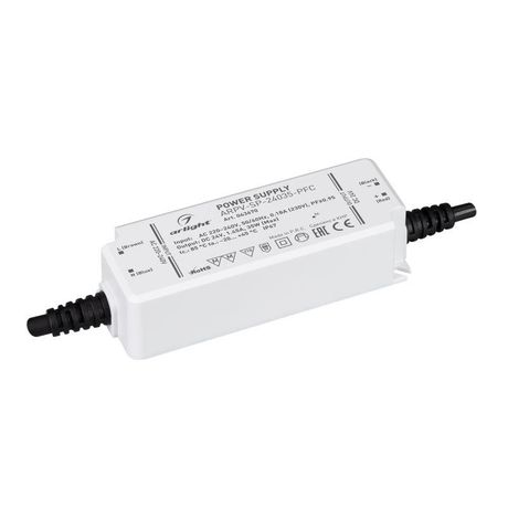 Блок питания ARPV-SP-24035-PFC (24V, 1.45A, 35W) (Arlight, IP67 Пластик, 5 лет) - 043670