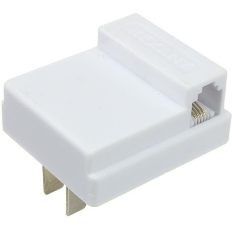 Вилка телефонная бел. Rexant 03-0012 MEET