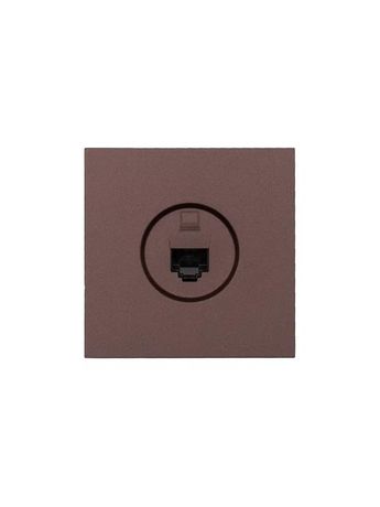 Розетка компьютерная 1-мест. СП ZIMA IP20 шоколад LEZARD 704-7388-139