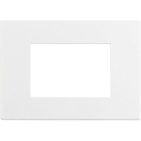 Рамка 3мод. Axolute Air декоративная итальянская модульность матовый бел. Leg BTC HW4803AW Legrand