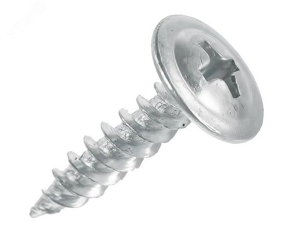 Саморез металл/металл 4.2х25 острый цинк 100 шт - screw-mm-4.2x25o-100