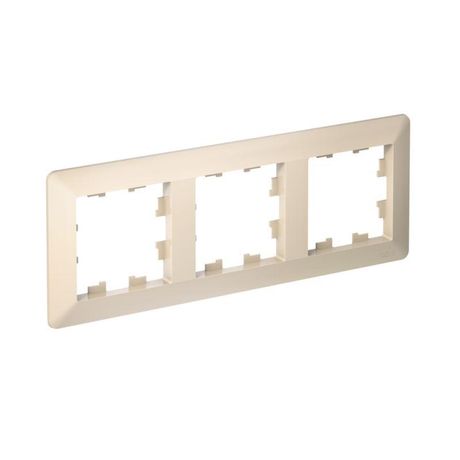 Рамка 3-м AtlasDesign Air беж./дым. бел. SE ATN220203 APC