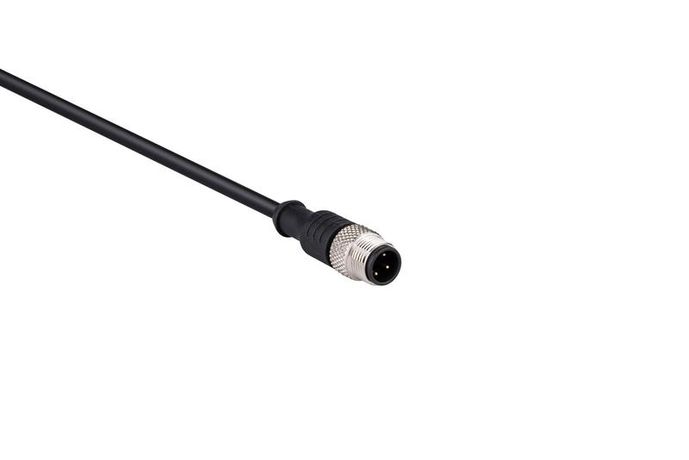 Кабель соединительный 2м со штепселем M12х4 ПУ IP68 EMAS SKM12F4YXP2 EMAS арт. SKM12F4YXP2