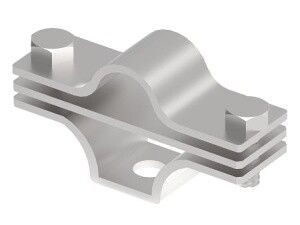 Держатель молниеприемного стержня 16 мм, нерж. AISI 304, 195001 | МД-001-Н304 Ostec