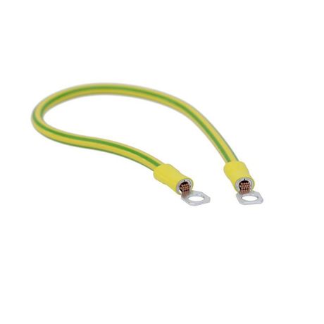 Перемычка медная сеч. 10 мм2, с наконечниками под винт М6, в комплекте метизами, L 500 мм | SC10L500K DKC ДКС