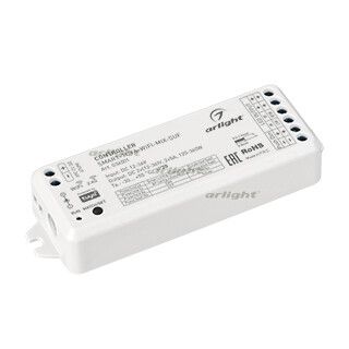 Контроллер SMART-TUYA-WIFI-MIX-SUF (12-36V, 2x5A, 2.4G) (Arlight, IP20 Пластик, 5 лет) | 034501 Arlight