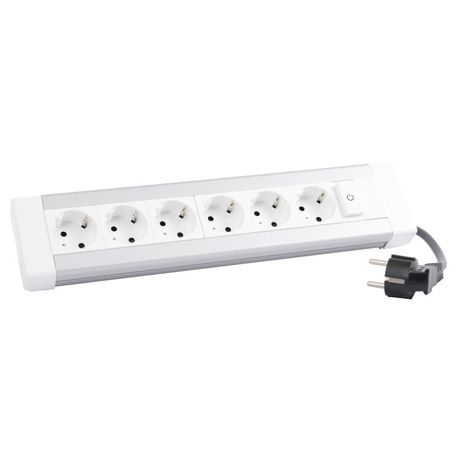 Настольный блок - 6x2К+3 + 1 выключатель с подсветкой со шнуром | 653561 Legrand