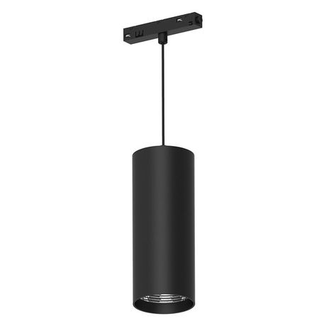 Светильник светодиодный трековый магнитный на шинопровод ДПО-15w 4000К 1350Лм 48v подвесе черный - 51595 FERON