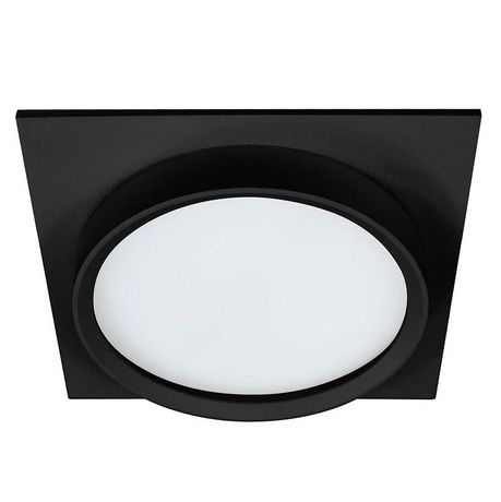 Светильник потолочный встраиваемый, 25W 230V GX70, IP44, черный, квадрат, без лампы, DL705 | 51108 FERON