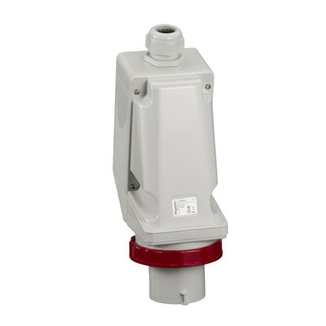 Вилка настенная 63А 3P+N+E 380В винт. IP67 SchE 81583 APC