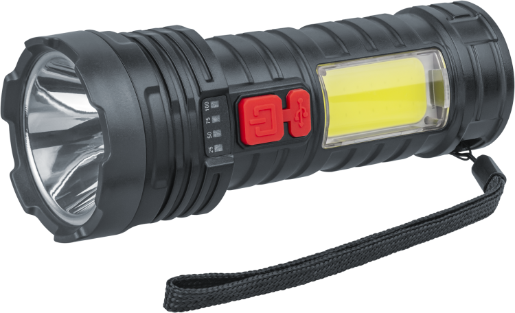 Фонарь универсальный NPT-CP25-ACCU пласт.1LED,3Вт+1COB,3Вт li-ion 1,2Ач 5реж. | 93817 Navigator