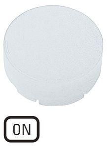 Линза для кнопок M22-XDLH-W-GB6 с подсветкой выступающая "ON" бел. EATON 218378
