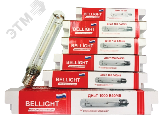 Лампа газоразрядная натриевая ДНаТ 1000Вт Е40 BL (10) РФ BELLIGHT 71711507