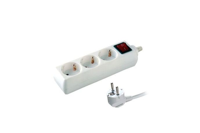 Удлинитель 3х1.5м с заземл. 16А IP20 S 3х1.5-ZDV 3.5кВт выкл. Volsten 9327