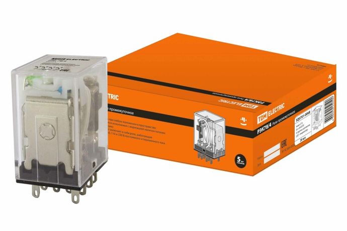 Реле РЭК78/4 с инд. 3А 24В DC | SQ0701-0068 TDM