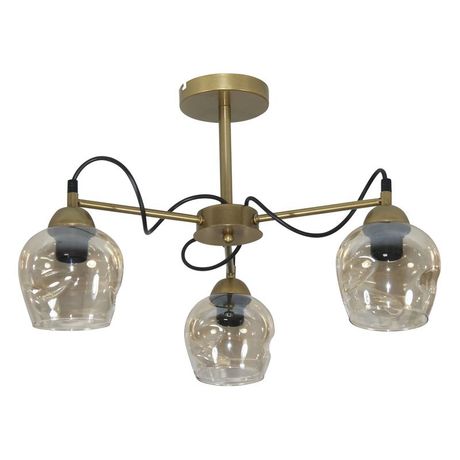 Светильник Мирра 131 зол. (Плафон 8268) НСБ 01-3х60-228 Е27 потолочный - 1005405270 Элетех