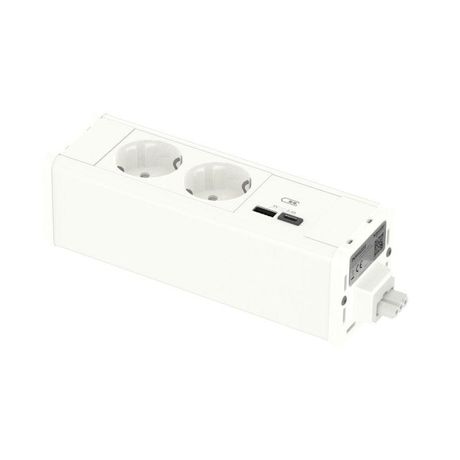 Блок Unica System+ 2хРозетка (2К+З) и 2хUSB A/C бел. SchE INS44220 Schneider Electric