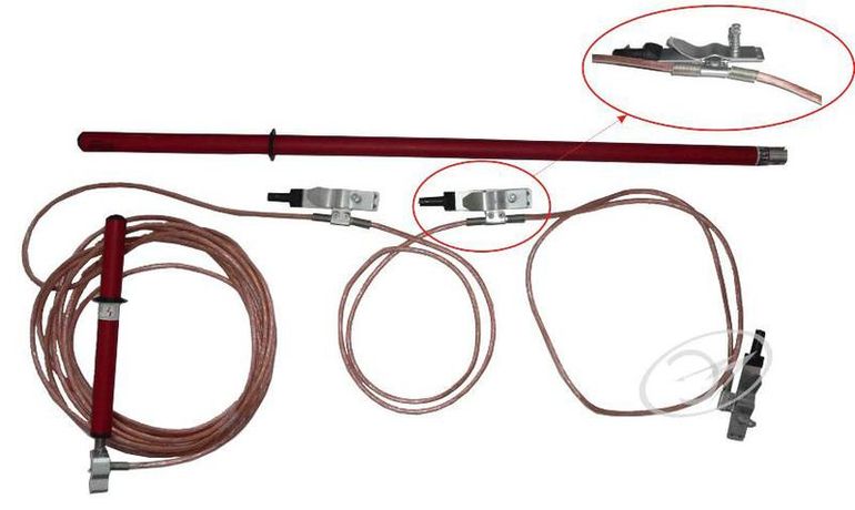 Заземление переносное для воздушных линий ЗПЛ-10Н сечен. 16мм ЭЛЕКТРО ТРЕЙД ZAP129-16