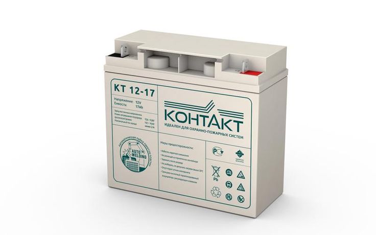 Аккумулятор ОПС 12В 17А.ч КТ 12-17 Контакт 1906725А