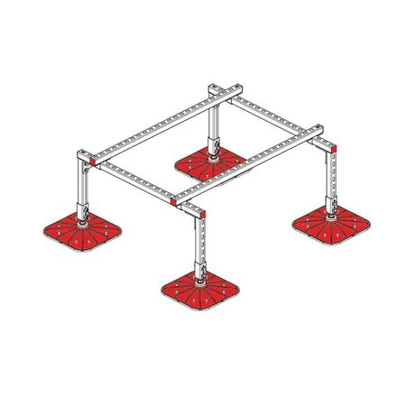 Конструкция опорная для установки оборудования TECHNORAPTOR FOOT 1000х1200 KM-TR-F-SSEI-1000-1200 КМ TR0002 КМ-Профиль