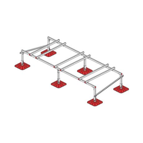 Конструкция опорная для установки оборудования TECHNORAPTOR FOOT 3000х1200 тип 2 KM-TR-F-SSEI-3000-1200-2 КМ TR0056 КМ-Профиль