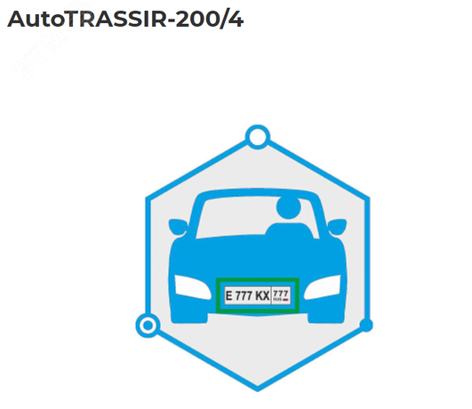 Система распознавания автономеров (LPR) до 200 км\ч. 4 канала - УТ000002523 Trassir