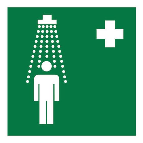 Знак безопасности NPU-2424.EC03"Пункт приема гигиенических процедур (душевые)" Белый свет a18392 BS