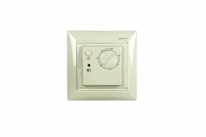 Терморегулятор механический RX-308B бежевый (совместим с Legrand серии Valena) | 51-0563 REXANT MEET