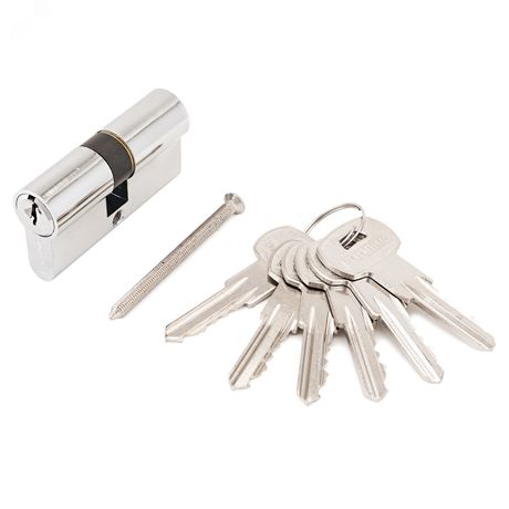 Механизм цилиндровый для врезных замков, АЛЛЮР 70-5К CP хром - 1229 ПТК