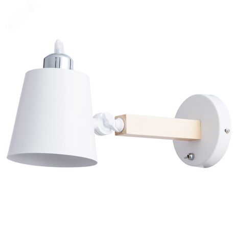Бра OSCAR E27 1х40Вт Металл Белый - A7141AP-1WH Arte Lamp