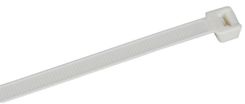 Хомут P6.6 самозатухающий белый 7.6х370мм 100шт/упак IEK - UHH90-D076-370-100-K01
