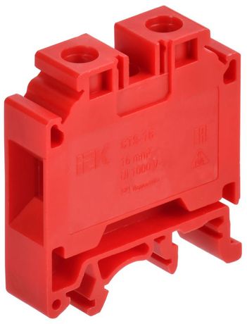 Клемма винтовая CTS 16кв.мм красн. ARMAFIX IEK AF-CT10-00-K04-016 IEK (ИЭК) арт. AF-CT10-00-K04-016