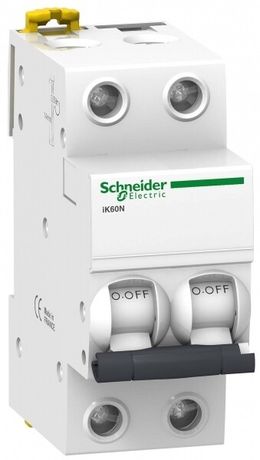 Выключатель автоматический двухполюсный iK60 16А C 6кА | A9K24216 Schneider Electric APC