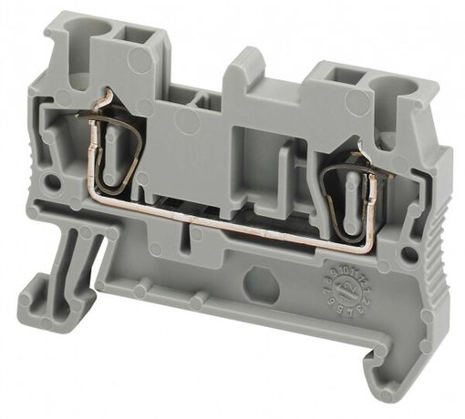 ПРОХОД 2,5ММ2 2ТЧК СЕРЫЙ | NSYTRR22 Schneider Electric КЛЕММНИК ПРУЖ APC