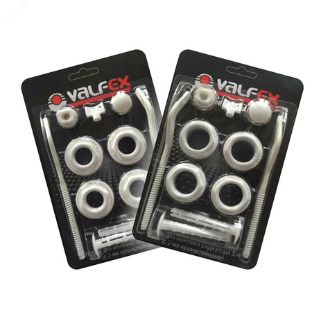 Комплект для монтажа радиаторов с двумя кронштейнами 3/4дюйм VALFEX AD-1002 3/4