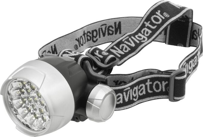 Фонарь светодиодный NPT-H01-3AAA 25LED налобный пластик - 18626 Navigator 94946