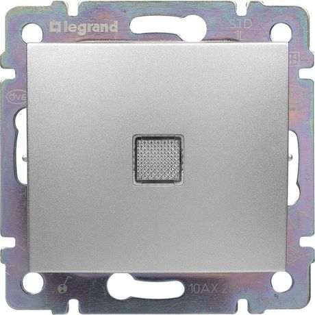 Переключатель перекрестный 1-кл. СП Valena 10А IP31 с подсветкой механизм алюм. IEK 770148 Legrand