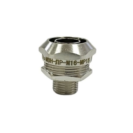 Муфта вводная с наружной резьбой МВН-НС-М16-МР12 IP67 | zeta45015 ГОФРОМАТИК ЗЭТА