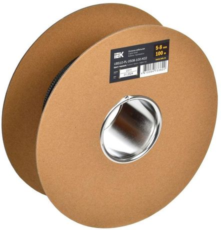 Оплетка кабельная 5-8мм полиэстер 100м черная | UBS10-PL-0508-100-K02 IEK