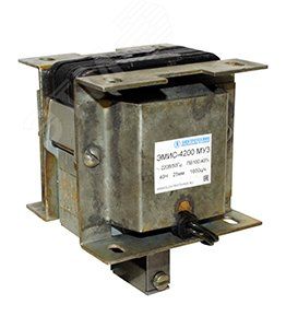 Электромагнит ЭМИС-5200 МУ3 380В толкающее исполнение ПВ 100% IP20 с гибкими выводами Электротехник ET003964 ЭМИС 5200 50Гц