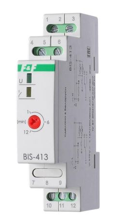 Реле импульсное BIS-413 (с встроенным таймером; монтаж на DIN-рейке 230В 16А 1P IP20) F&F EA01.005.003 Евроавтоматика