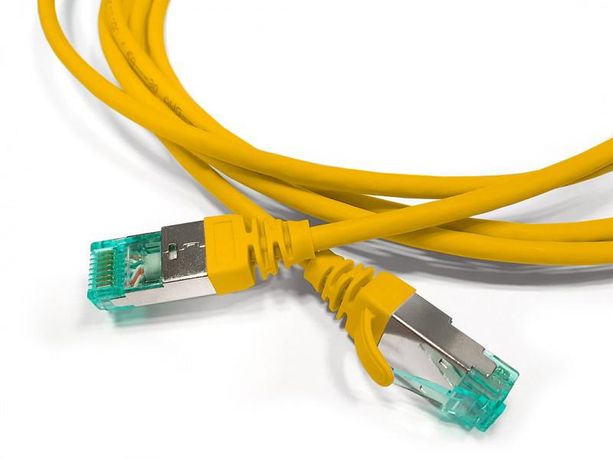 PC-LPT-SFTP-RJ45-RJ45-C6A-2M-LSZH-YL Патч-корд S/FTP, экранир., категория 6a (100% Fluke Component Tested), 30AWG, LSZH, желтый | 445820 Hyperline