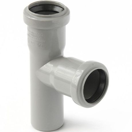 Тройник канализационный (полипропилен) 32x32/87,5град. - 203287 PRO AQUA