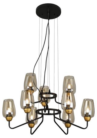 Люстра Gera 4065-209 9 х E27 40 Вт дизайн | Б0047325 Rivoli ЭРА