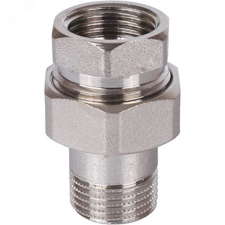 Сгон разъемный ВН 1/2' прямой (американка), никелированный - SFT-0045-000012 STOUT RG008Q1DJVBR3J