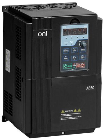Преобразователь частоты A650 380В 3Ф 18,5kW 37А ONI | A650-33E18T IEK