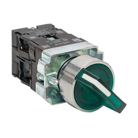 Переключатель BD21 2P c зеленой подстветкой 24В NO PROxima | xb2-bk21-g-24 EKF