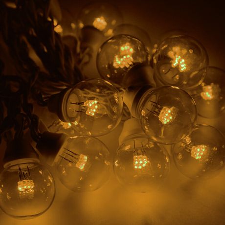 Гирлянда светодиодная "LED Galaxy Bulb String" 10м 6х30LED желт. 25Вт IP65 соединяемая провод каучук черн. Neon-Night 331-321