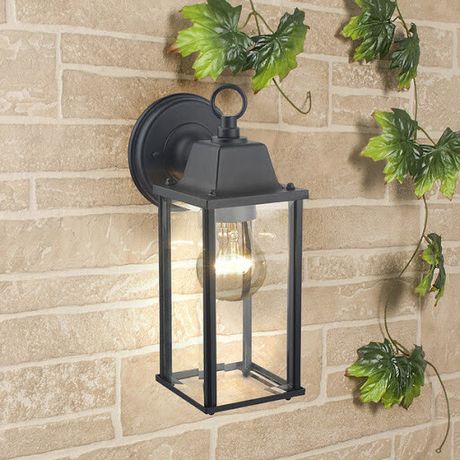 Светильник садово-парковый GL 1008D BRICK черный настенный | a038438 Elektrostandard